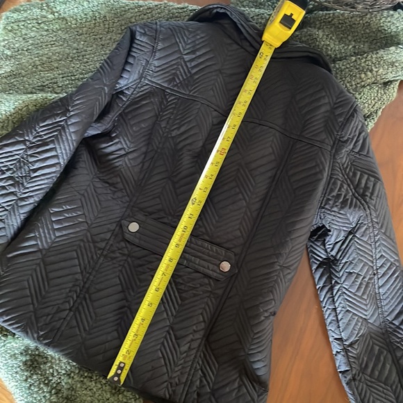 Weatherproof Textured Black Jacket Size S Zippers and Snaps - Picture 4 of 6